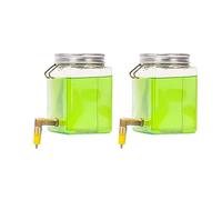 Zgehnao Botella de agua para loros de 520 ml, accesorios para animales pequeños, contenedor de agua tipo pin, botellas de agua para mascotas, fácil de rellenar