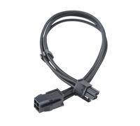 Zgehnao Cable de extensión de CPU macho a hembra de 4 pines, cable de alimentación de 4 pines, 30 cm, transmisión suave
