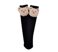 Zgehnao - Calcetines altos hasta la rodilla, calcetines de bebé con oso de dibujos animados para niño y niña, calcetines coreanos transpirables para niños pequeños