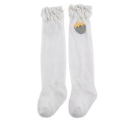 Zgehnao - Calcetines altos hasta la rodilla, calcetines de rodilla para niñas con bordado de fresa para recién nacidos de 0 a 3 años