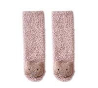 Zgehnao - Calcetines de bebé, calcetines cálidos y suaves para bebés y niños pequeños, calcetines elásticos transpirables para niños, gris oscuro, 10-15 Short