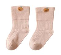 Zgehnao - Calcetines de bebé para recién nacidos, calcetines hasta la pantorrilla para primavera y calor, calcetines sin huesos, puños sueltos en tubo