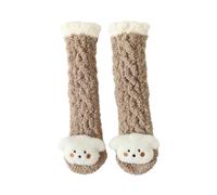 Zgehnao - Calcetines gruesos, calcetines de bebé de dibujos animados suaves y cálidos, calcetines largos de invierno, gruesos hasta la rodilla, para niños y niñas