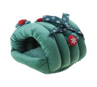 Zgehnao Cama cálida para animales pequeños, de Navidad, para hámster azucarero, fácil de limpiar