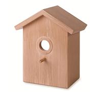 Zgehnao Casa de pájaros de madera para ventana exterior, caja de anidación de pájaros transparente con ventosas fuertes para pájaros pequeños