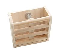 Zgehnao Colgante de gran capacidad para plataforma de alimentación de heno, menos madera, para comedero de heno, soporte de alimentación de animales pequeños