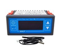 Zgehnao Controlador de temperatura digital multiusos y termostato centígrado con sonda para nevera incubadora