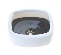 Zgehnao Cuenco de agua transportado flotante antidesbordamiento, dispensador de alimentación de agua para mascotas, fuente para perros