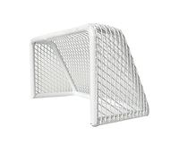 Zgehnao Decoración de acuario de acero inoxidable para portería de fútbol, refugio para paisajismo de peces acuáticos, juguete escondite