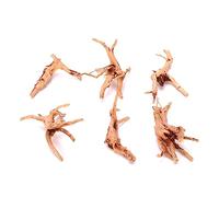 Zgehnao Decoración de cuevas de madera natural para acuarios, terrarios, escondites de camarones, adornos surtidos