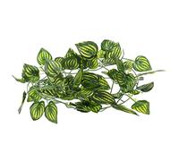 Zgehnao Decoración de terrario de reptiles con hojas artificiales y selva para colgar