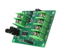 Zgehnao Eficiente DC7-12V Controlador de velocidad de la placa de controlador de motor sin escobillas para dispositivos electrónicos y de automatización de uso industrial
