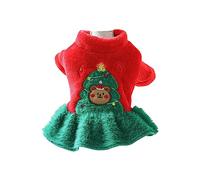 Zgehnao Falda de perro con patrón de oso para perros grandes para Navidad, resistente al viento, para invierno y exteriores