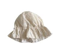 Zgehnao - Gorro de encaje transpirable para recién nacidos, gorro de encaje para día caliente, gorro de playa, escapadas de encaje para bebés recién nacidos, sombrero de fotografía al aire libre