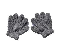 Zgehnao Guantes de forro polar para niños, guantes de dedo completo, resistentes al viento, guantes de nieve para niños, esquí, forro polar, deportes al aire libre, necesarios, gris oscuro, Children