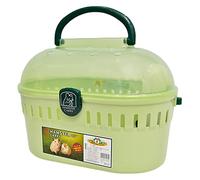 Zgehnao Hámster portátil de erizo transpirable para mascotas, bolsas de transporte, mochila de viaje, caja fácil de transportar para niños