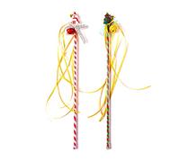 Zgehnao Interactive - Juego de 2 piezas para varita de juguete con campanas, muñeco de nieve, árbol de decoración