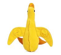 Zgehnao Juguete masticable con forma de pato para cachorros, juguete chirriante para perros domésticos, reduce el aburrimiento del perro, interactivo