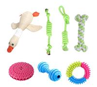 Zgehnao Juguete para mascotas para perros pequeños, resistencia a los dientes, limpieza de dientes, juguete de entrenamiento para perros y gatos