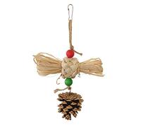 Zgehnao Juguete para pájaros, juguete para masticar, jaula de pájaros, juguete para colgar, juguete para pájaros pequeños, juguete para tortolitos, conure