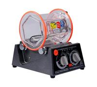 Zgehnao Máquina pulidora, accesorio para máquina pulidora de joyas, tambor de alta capacidad, pulidora eléctrica, herramienta de pulido de superficies eficientes para estudio