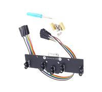 Zgehnao Módulo de sensores de seguimiento digital de 5 canales, módulo de patrulla de escala de grises para robótica, vehículos inteligentes, sistemas de automóviles