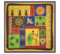 Zgehnao Pañuelo Hiphop Styles, pañuelo para la cabeza, pañuelo cuadrado para danza callejera, duradero, para hombres y mujeres, Tribu africana, 55*55CM