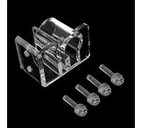 Zgehnao Para soportes de manguera, abrazadera de tubo de agua, clip fijo acrílico, ajustable, accesorios de acuario, abrazadera de soporte para mangueras