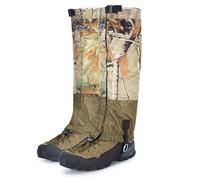 Zgehnao Polainas de senderismo ajustables para mujeres y hombres, polainas de nieve para botas de nieve, para caminar, mochileros, esquí