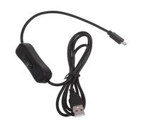 Zgehnao Práctico cable USB a USB con botón de control de alimentación para tabletas, oficina, escritorio, ventilador de luz de refrigeración