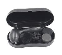 Zgehnao Pulidor de zapatos eléctrico portátil de cuero, cepillo limpiador de cabezales de cepillo reemplazable, limpiador de zapatos eléctricos