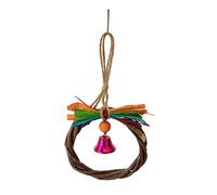 Zgehnao Ramas para mascotas, juguete colgante para loro, juguete de forrajeo para mascotas pequeñas, juguete molar, loro, perca, hámster, juguete para masticar, jaula de pájaros