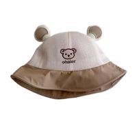 Zgehnao Sombrero de pescador, sombrero de pescador para bebé, sombrero de algodón para guardería, sombrero de cubo para guardería, caqui, 5-8