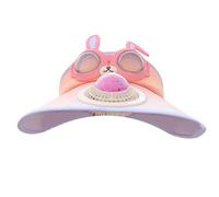 Zgehnao Sombrero de sol, sombrero de ventilador de velocidad ajustable para niña y niño, sombrero de sol de dibujos animados, sombrero de protección solar para niños, sombrero de ventilador