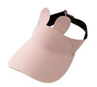 Zgehnao - Sombrero de vaquero, sombrero de sol para bebé y niña, oreja, transpirable, para bebé, bebé, bebé, bebé, color rosa