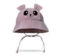 Zgehnao Sombrero para niños, sombrero de pescador para bebé, gorro de algodón para guardería, sombrero de cubo para la cabeza para bebé, Taro Morado, 5-8
