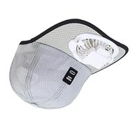 Zgehnao Sombrero, parasol ajustable de béisbol con ventilador, gorra deportiva transpirable para niños, transpirable, ajustable, color gris claro