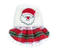 Zgehnao Trajes de Navidad para cachorros, ropa ligera para cachorros, ropa para mascotas, de una sola pieza