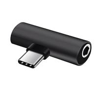 Zgehnao USB C a Aux-Audio Dongle USB C a auriculares de 3,5 mm y adaptador USB C a adaptador de carga de auriculares de 3,5 mm