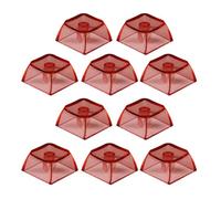 Zgehnao XDA2 - Teclas para teclado mecánico 1U, 1 tapa para juegos, teclas retroiluminadas, transparentes, interruptores ForMx, 10 unidades