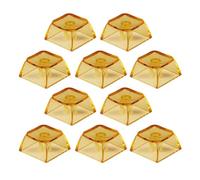 Zgehnao XDA2 - Teclas para teclado mecánico 1U, 1 tapa para juegos, teclas retroiluminadas, transparentes, interruptores ForMx, 10 unidades