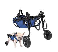 ZGFOZJGC Silla de Ruedas Ajustable para Mascotas para Patas traseras, Scooter portátil de 2 Ruedas para Silla de Ruedas para Mascotas, Carrito para Perros Salchicha al Aire Libre, Asistencia para CAM
