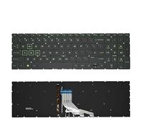 ZGGOZDH Teclado retroiluminado para HP Pavilion 15-DA CX DB DX DR 250 G7 255 256 CN CS CR CW 17-by 17-CA(US Green Backlit)