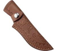 Zghhc Funda de Cuero para Cuchillos de Caza, Hecha a Mano con Patrón Tallado para Transporte al Aire Libre, 1 Ud.