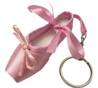 Zghhc Llavero De Zapatos De Ballet, Mini Zapatos De Punta De Satén, Colgante, Llavero De Coche, Bolso, Colgante, Adorno Colgante para Bailarina De Ballet