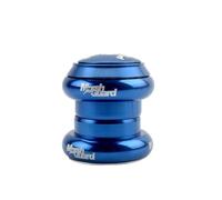 ZGHNASHUN ArañAs para Bicicletas MTB Bicicleta de Carretera Auriculares BMX 34MM CNC 28,6mm Tubo Recto Horquilla vástago dirección Interna 2 rodamientos Tapa Superior sellada(Blue)
