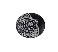 ZGHNASHUN ArañAs para Bicicletas Tapa Superior for vástago de Bicicleta, Cubierta for Auriculares con Perno aplicable a 28,6mm 1 1/8 Quot(Black Star Pattern)