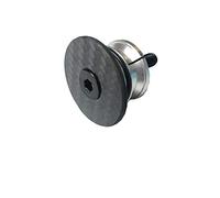ZGHNASHUN ArañAs para Bicicletas Tapón expansor de Auriculares Bicicleta for 28,6 mm 1 1/8 quot;Dirección Ultraligera Tuerca Estrella Tornillo expansión Expansor Compresión(A Set Black)