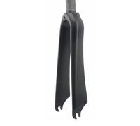 ZGHNASHUN Horquilla MTB Horquilla de Bicicleta Fibra Carbono for niños, Horquilla montaña Carretera Plegable BMX, Freno en V for Ruedas 14, 16, 18, 20 y 22 Pulgadas(Matt 100 14inch)