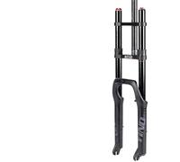 ZGHNASHUN Horquilla MTB Horquilla de suspensión neumática for Bicicleta Nieve, 20 x 4,0 pulgadas/26, Pulgadas, Recorrido 180 mm, Horquilla Doble Hombro for eléctrica, Piezas(20x4.0-Dual Crown)